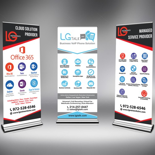rollup banner for technology company trade shows