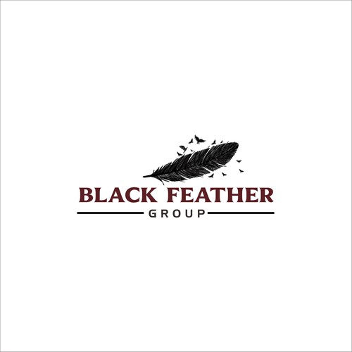 The Black Feather Logo
