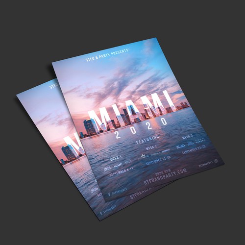 Miami trip flyer
