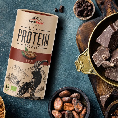Packaging Design for Organic Whey Protein