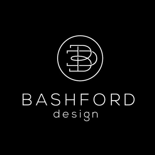 Logo design concept for luxury interior design brand