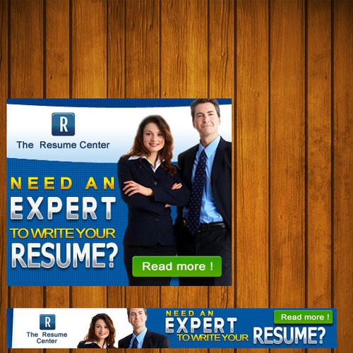The Resume Center needs a new banner ad