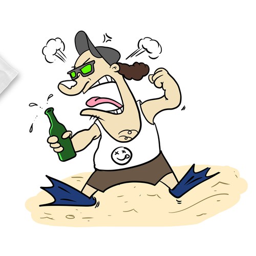 angry mascot