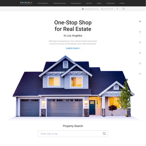 Website design for real estate
