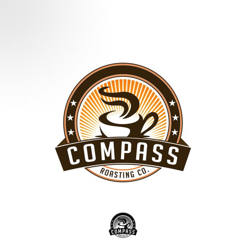 Create the next logo for Compass Roasting Co.