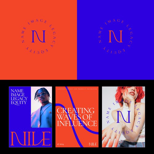 Modern logo annd branding for casting agency | fashion | 