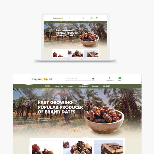 Creative Website for Khajoor