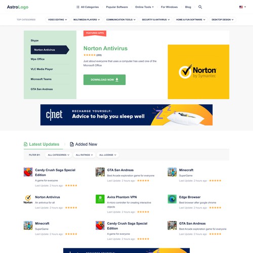 Download Astro website redesign