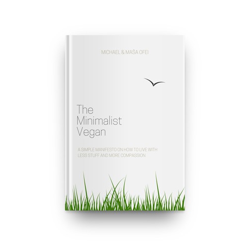 Minimalist and clean book cover