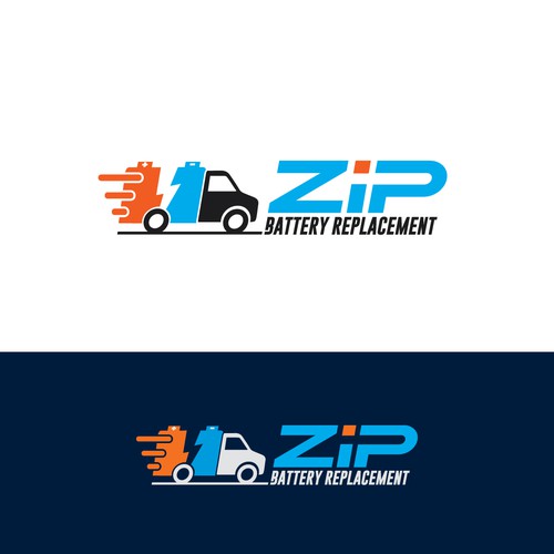 Simple modern and catchy logo for Zip Battery Replacement