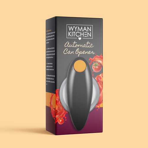 Wyman Kitchen Automatic Can Opener Packaging