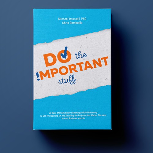 Productivity book cover concept