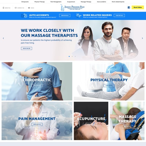 Website design for Pain Management Clinic