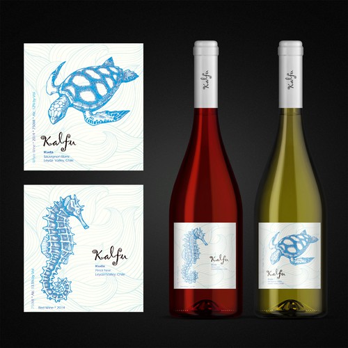Kalfu Sauvignon Blanc and Pinot Noir