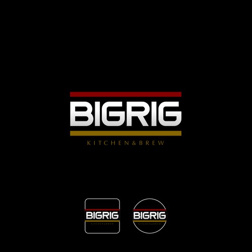 logo for Big Rig Kitchen and Brew