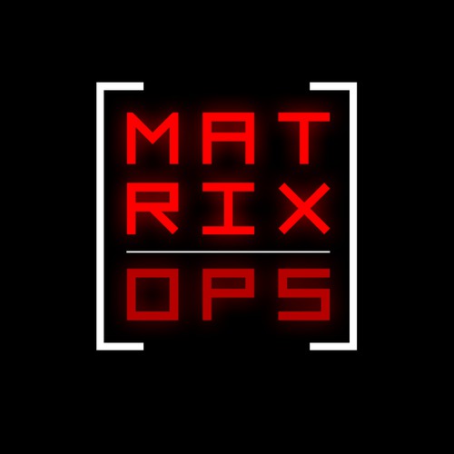 Geometry Logo concept for Matrix Operations