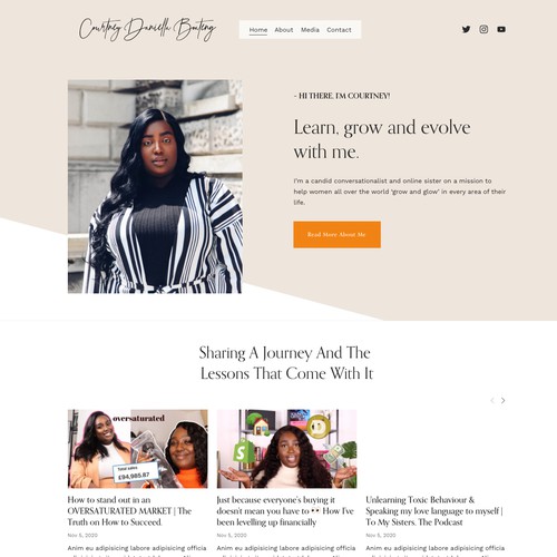 Engaging Modern Website & Blog