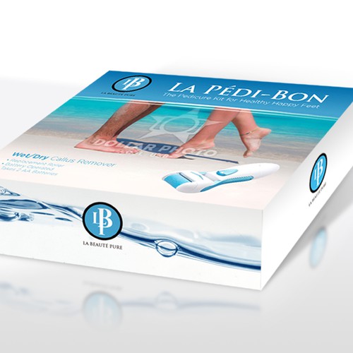 Box for La Pedi-Bon (Foot Callus remover)