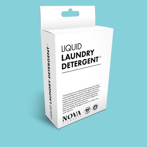 Liquid Laundry Detergent Packaging Design