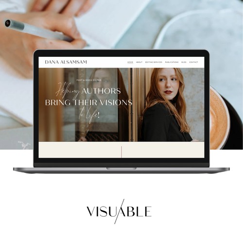 Squarespace Website for an Author 