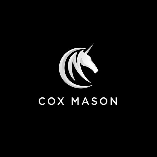 Unicorn logo for Cox Mason