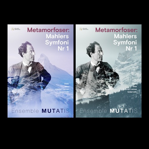 Poster design for classical music concert