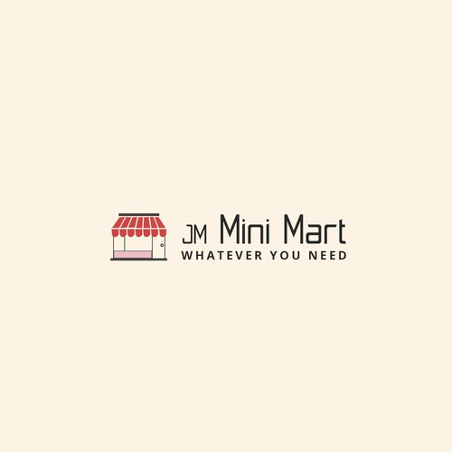 Minimalist and clean design for JM Mini Mart