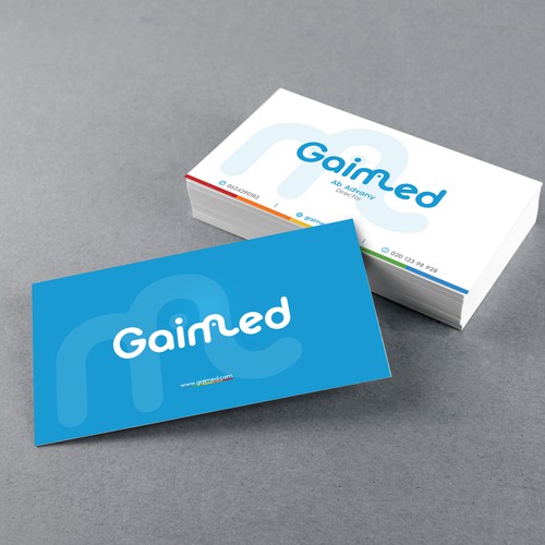 Design a businesscard for a technology startup - GAIMED