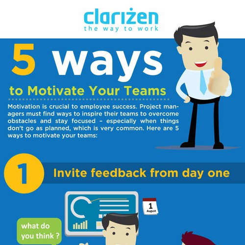 Enticing illustration about ways to motivate a team.
