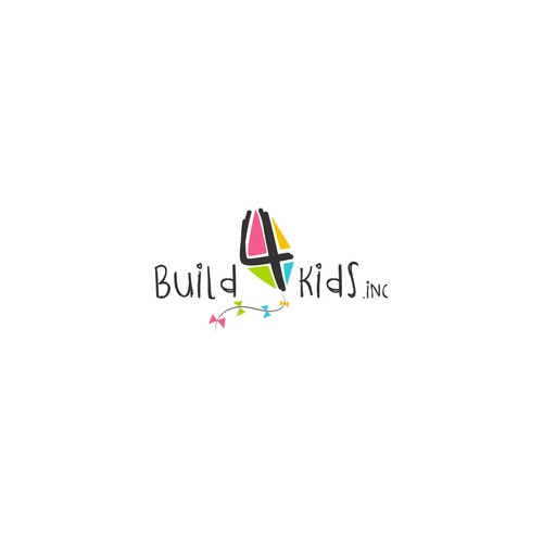 Logo Design Concept for Build4Kids.INC