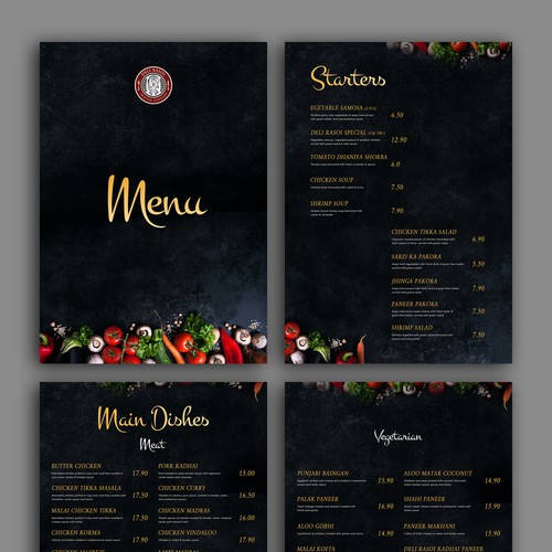 Menu design