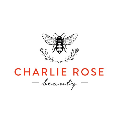 Logo design for Charlie Rose Beauty