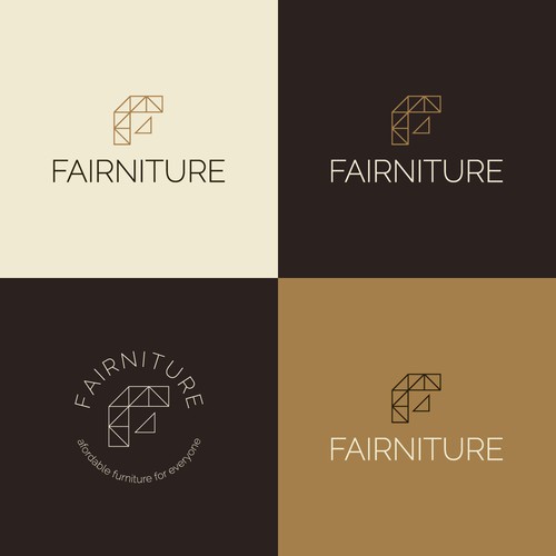 Logo for FAIRNITURE - Cardboard furniture for third world countries