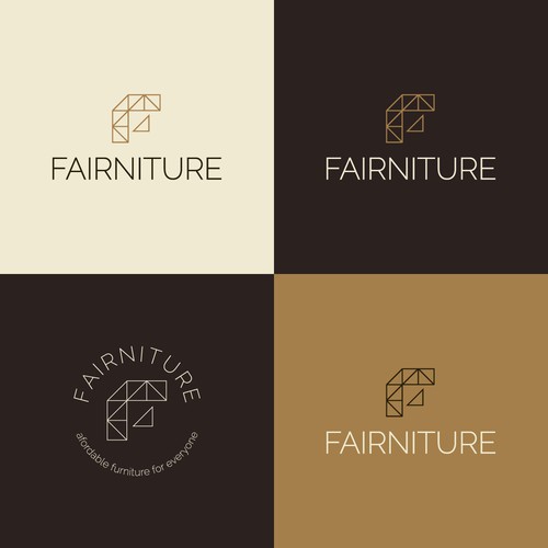 Logo for FAIRNITURE - Cardboard furniture for third world countries