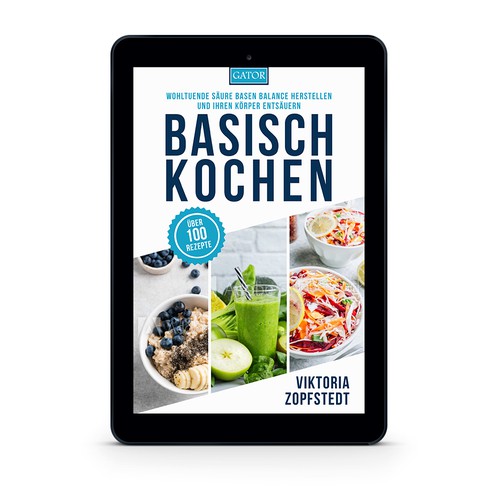 Ebook cover for Alkaline Recipes Cookbook