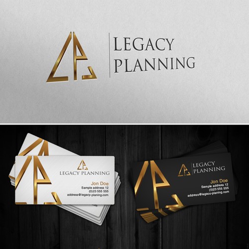 Create a CLASSIC and STRONG logo for Legacy Planning, LLC