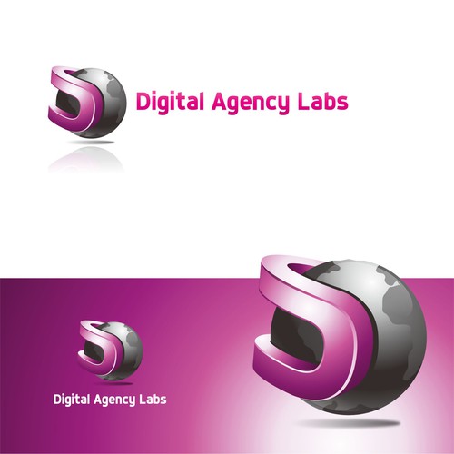3D logo for Digital Agency Labs