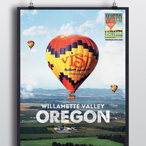 Poster For a Hot Air Balloon experience poster!