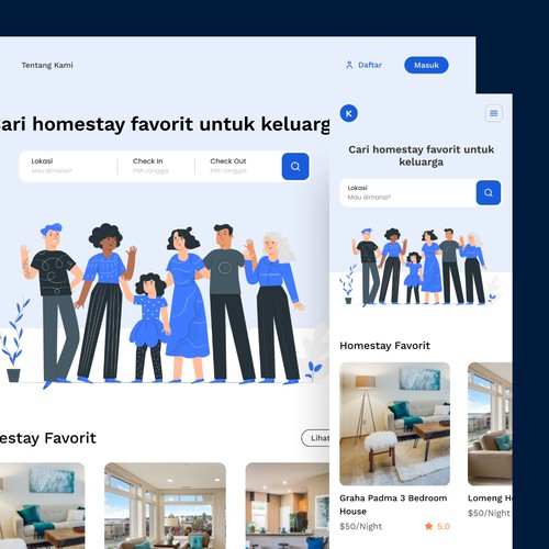 Hotel - Landing page website