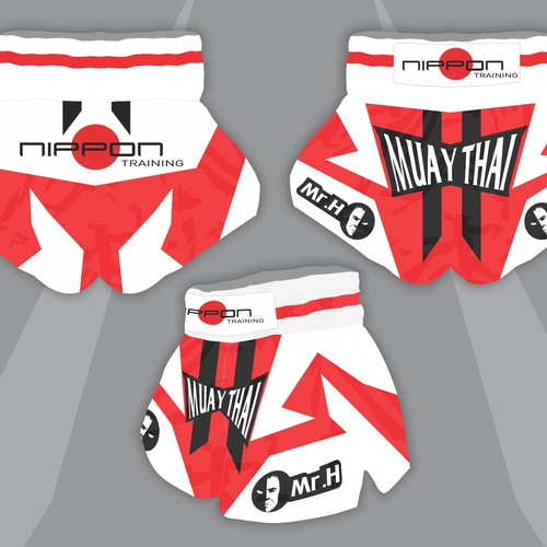 Muay Thai Team Shorts Design