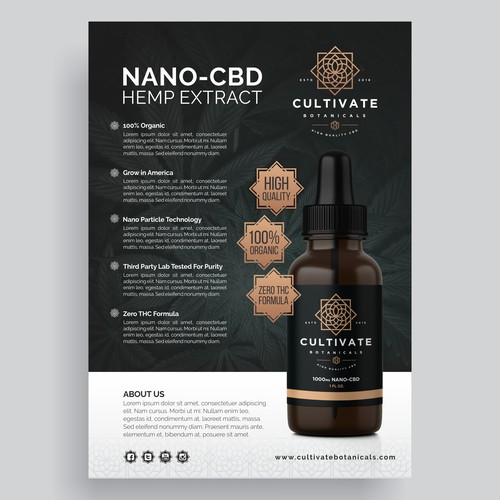 Flyer Sell Sheet CBD