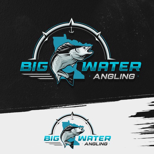 Big Water Angling Logo Design