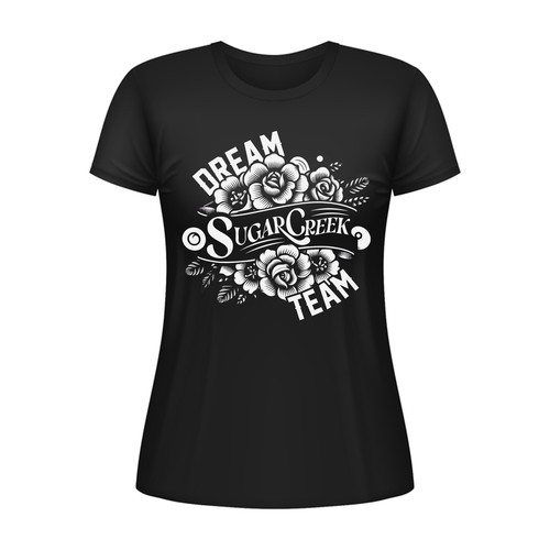 Floral Tattoo-like Design for shirt