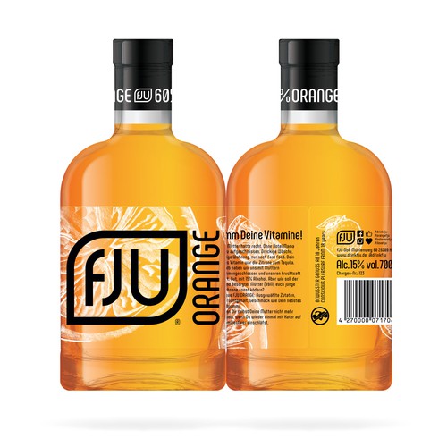 FJU ORANGE label