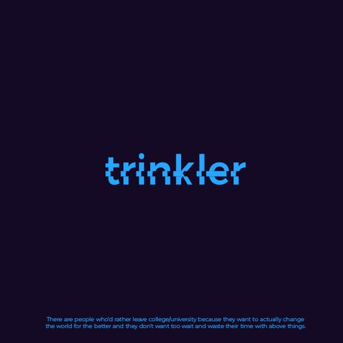Bold logo with a twist
