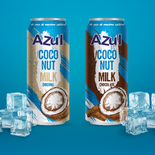 Bold & Refreshing packaging for Coconut Milk Drink