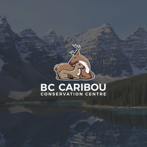 Logo concept for a caribou conservation center.