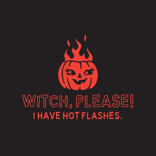 Fun Design for a Perimenopause Halloween T-Shirt