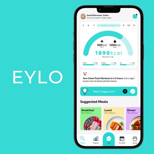 EYLO nutrition tracking app proposal