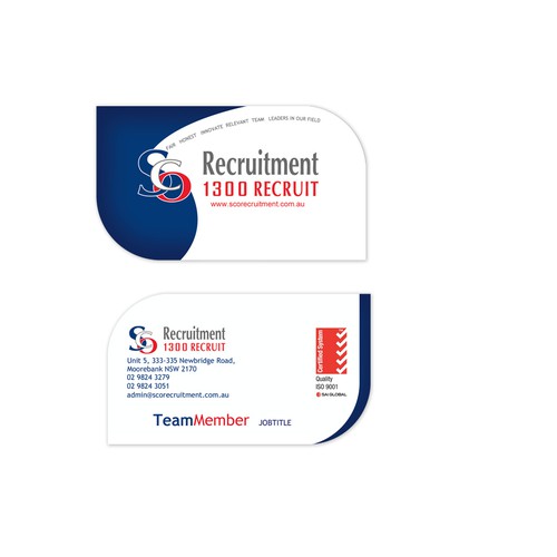 Help SCO RECRUITMENT with a new stationery